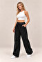 Women's Relaxed Fit Wide Leg Jean Pants (Made from Thin 6-0Ns Denim Fabric)