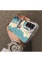 Samsung Galaxy S21 Fe Compatible Silicone Edge Hard Back Case Galata Tower Patterned Phone Case - 4
