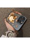 For iPhone 16 Pro Compatible Silicone Edge Hard Back Case Cat Pattern Lover Couple Phone Case - 4