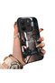 Redmi Note 14 Compatible Silicone Edge Hard Back Case Galata Tower Patterned Phone Case
