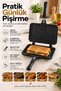 Double-Sided Toast Pan – Granite Coating, Cast Aluminum Cooking Pan - 2