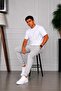 Unisex Regular Ribbed Long Sweatpants - 3