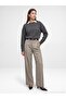 10886 Wool Blend Crew Neck Sweater-Smoked M. - 4