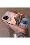 iPhone 11 Pro Compatible Silicone Edge Hard Back Case Istanbul Patterned Lovers Couple Phone Case - 2