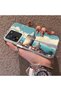 Mi 13t Pro Compatible Silicone Edge Hard Back Case Galata Tower Patterned Phone Case - 2