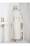 Elisa Waist-Tie Long Women's Trench Coat - 2