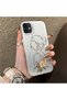 حافظة هاتف من السيليكون متوافقة مع هاتف iPhone 12 Pro، حافظة خلفية صلبة بنمط فني خطوي - 3