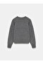10886 Wool Blend Crew Neck Sweater-Smoked M. - 6