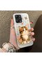 Redmi 12 Compatible Silicone Edge Hard Back Case Cat Pattern Loving Couple Phone Case - 3