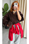 Premium Trend Belt Detailed Bomber Trench Coat - 2