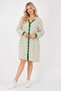 Women's Patterned Garnished Short Italian Tunic Dress