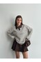 Striped Oversize Polo Collar Tunic with Collar Detail - 5