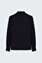 Shirt with Ruffles and Accessory Detail - Black - 6