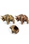 4 Pieces of Ashtrays – Desktop Decorative Metal Ashtray with Metal Bull Design 20 X 9 cm - 2