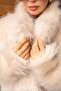 Beige Soft Touch Lined Premium Stylish Fur - 2
