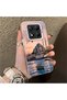 Redmi Note 14 Pro Compatible Silicone Edge Hard Back Case Istanbul Patterned Couple Phone Case - 3