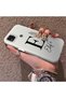 Poco C31 Compatible Silicone Edge Hard Back Case Letter E Patterned Couple Phone Case - 2