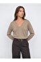 10879 V-Neck Wool Blend Sweater-K.Vizon M. - 2