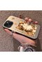 iPhone 13 Compatible Silicone Edge Hard Back Case Cat Pattern Loving Couple Phone Case - 2