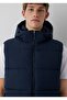 Removable Hooded Regular Fit Inflatable Men's Vest. - 4