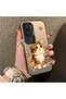 Vivo Y31 5g Compatible Silicone Edge Hard Back Case Cat Pattern Loving Couple Phone Case - 3