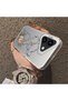iPhone 16 Plus Compatible Silicone Edge Hard Back Case Line Art Patterned Phone Case - 4