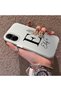 Realme 12 Lite Compatible Silicone Edge Hard Back Case Letter E Patterned Couple Phone Case - 2