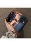 iPhone 15 Pro Max Compatible Silicone Edge Hard Back Case Ataturk Patterned Phone Case - 4