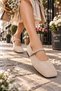 Fleur Hidden Heeled Single Strap Blunt Toe Flat Sole Casual Women's Mary Jane Flats - 5
