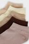 Women's 5-Pack Cotton Bootie Socks (Ns) - 7
