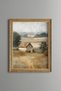 Country House - Vintage Patterned Painting - Fine Model