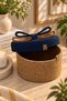 Christmas Wicker Rope Decorative 12X23 Lid Wicker Rope Basket Weave Rope Basket Organizer Storage Box Home Office Kitchen Bathroom Bedroom Multipurpose - 2