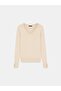 10427 V-Neck Sleeveless Pullover with Slits-Stone - 5