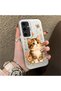 For Samsung Galaxy S24 Fe Compatible Silicone Edge Hard Back Case Cat Pattern Lover Couple Phone Case - 3