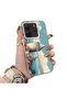 Redmi Note 14 Compatible Silicone Edge Hard Back Case Galata Tower Patterned Phone Case