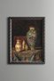 Antique Chinese Vases Still Life - Vintage Patterned Painting - Fine Model