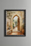 Ottoman Courtyard Gate - Vintage Patterned Painting - Fine Model