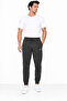 Men's Slim Fit Comfortable Cut Sweatpants 6502-Anthracite - 4