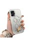 Poco X5 5g Compatible Silicone Edge Hard Back Case Line Art Patterned Phone Case