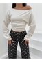One Shoulder Open Blouse