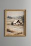 Country House - Vintage Patterned Painting - Fine Model