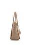 Pendant Detailed Shopper Suede Pamela Women's Shoulder Bag - 3