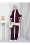 Double Suit with Sudem Garnish and Collar Detail with Zipper