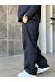 Winter Striped Cashmere Set W Navy Blue - 7