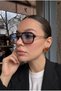 Swanky Unisex Leopard Frame Blue Pink Gradient Ultra Light Uv400 Filter Sunglasses - 4