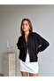 Double Zipper Turtleneck Cardigan