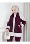 Double Suit with Sudem Garnish and Collar Detail with Zipper - 4