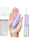 Mini Portable Water Flosser for Travel, 5 Modes Dental Floss, 6 Tips