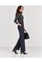 Double Leg Style Side Pocket Pants with Fish Scale Texture - 3