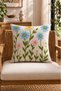 Decorative Floral Cushion Cover 43X43 cm Punch Look 3D Digital Printed Single Sofa Cushion Cover - Wild Daisies - 2